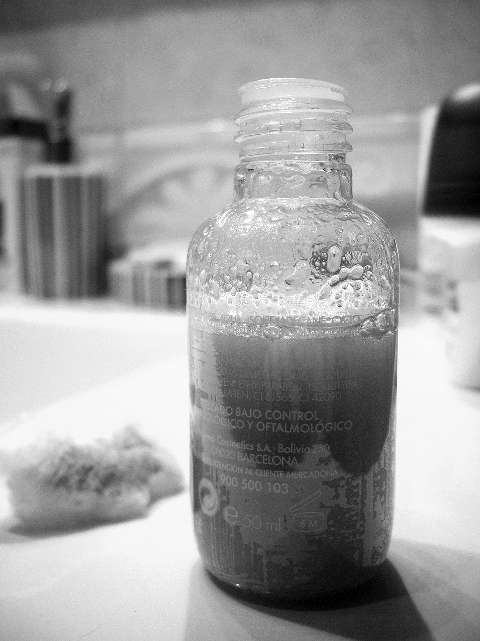 sulfate free shampoo bottle